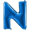 Nafukovací balónik písmeno N modré 102 cm - Grabo