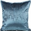 Takoy Zamatová obliečka na vankúš ROYAL 1 zdobený kamienkami s lemovaním-HF-390223 | 45 x 45 cm