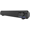 Genius 220BT, Reproduktor, soundbar, 4W RMS, Bluetooth, USB/USB-C, AUX (3,5mm jack), sluchátkový výstup, černý 31730060400