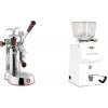 La Pavoni Esperto Abile + Ascaso H64, white