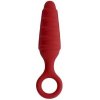 Silikónový análny kolík Tapered Intruder Red