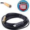 Endoskopická inšpekčná vodeodolná USB kamera s 5m/10m/15m/20m/25m káblom - 25m kábel