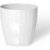 Kvetináč plast biely 13 cm x 13 cm x 12,7 cm
