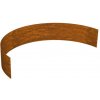 Zahradný kruhový obrubník CORTEN Ø 80 cm