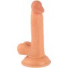 Mr. Rude upínacie dildo na semenníky 17 cm prírodné