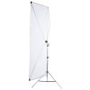 Lite panel WB 100x220cm WHITE/BLACK, FOMEI