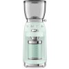 Mlýnek na kávu Smeg 50's style CGF11PGEU / 150 W / pastelově zelená