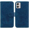Peňaženkové kožené puzdro Butterfly Rose na Motorola Moto G13 / G23 / G53 5G - Modrá