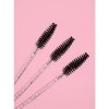 Wowbyme® Wowbyme kefka na mihalnice Lash Farba: Glitrová čierna, Počet: 10ks