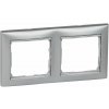 Legrand 770352 VALENA RÁMIK DVOJNÁSOBNÝ HLINÍK/STRIEBORNÁ HORIZONTÁLNY + predĺžená záruka na 3 roky