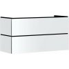 Hansgrohe Xilesa E Umývadlová skrinka, 62x118x47 cm, 2 zásuvky, matná biela 54264700-HG