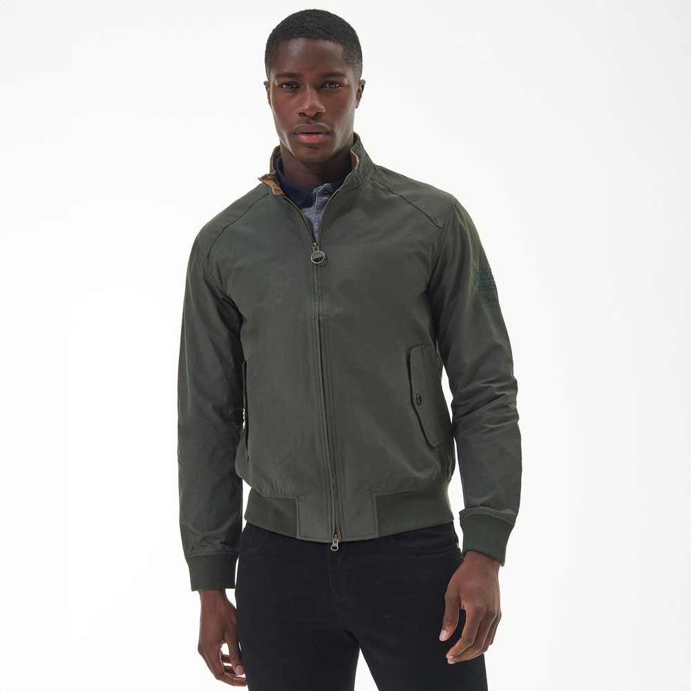 Barbour International Steve McQueen Rectifier Harrington Jacket Sage