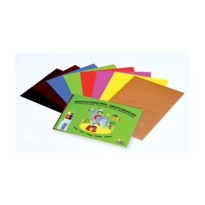 Farebný papier A4 školský samolepiaci,sada farebný mix (8ks)