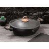 BERLINGERHAUS BERLINGERHAUS Panvica WOK s pokrievkou 30 cm Black Rose Collection BH-7112 (BH-7112)