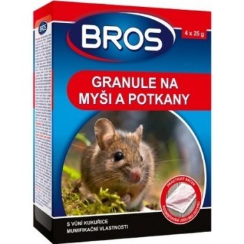 Bros Na myši a potkany granule 7 x 20 g