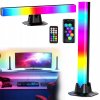 2x Svetelná lišta stolná lampa senzor hudby RGB LED ambientné osvetlenie