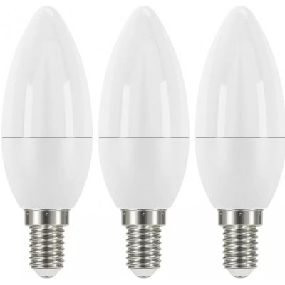 Emos Classic candle 5W E14 neutrálna biela 3ks ZQ3221.3 - LED žiarovky set