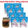 Silikónová podstielka pre mačky Cat Sand 8x3,8l (11,6kg) + mačacia pena 300g GRATIS