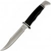 Buck BU-0102BKS 102 Woodsman pevný lovecký nôž 10,2 cm, čierna, fenol, kožené puzdro