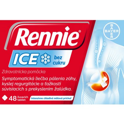 Bayer Rennie Ice bez cukru 48 ks