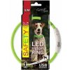 Obojok Dog Fantasy LED nylon zelený 45cm