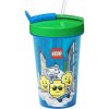Lego Iconic Boy fľaša so slamkou modrá zelená 500ml