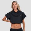 GymBeam Women‘s Relay Cropped Hoodie Black - M