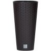 Kvetináč RATO TUBUS s vkladom 20 cm - farba: umbra (Prosperplast DRTUS200-440U)
