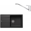 Blanco SET618 Gránitový drez Blanco Legra XL 6 S antracit + batéria Rosan King JA381001 chróm