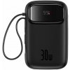 Powerbank Baseus QPow 2 10000mAh 30W 2xUSB-C (black)