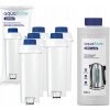 Sada Aquafloow: 5x vodný filter pre kávovar Delonghi + odvápňovač 0,5 l