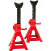 Tectake 2 podpery automobilu, nosnosť 3 000 kg červená