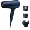 Philips Series 5000 vysoušeč vlasů s technologií ThermoShield a 3 nástavci Barva: Metalická modrá, BHD510/00