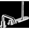 Hansgrohe Tecturis S - Batéria na okraj vane, 3-otvorová inštalácia, sBox, chróm 73447000