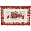 Villeroy & Boch Toy's Fantasy hlboký podnos Santa Claus s deťmi 35x23 cm