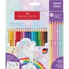 Faber Castell Pastelky Colour Grip Unicorn 18+6 Sparkle