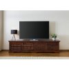Bighome - CAMBRIDGE TV stolík z akácie, lakovaný, 240x40x55