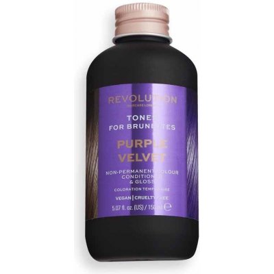 Revolution Hair Tones for Brunettes Purple Velvet farba na vlasy 150 ml