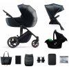 KINDERKRAFT SELECT Kočík kombinovaný 3v1 Prime 2 Venezian Black, Premium