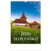 Nástenný kalendár Slovensko 31,5 x 45 cm 2026