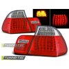 Tuning-tec Zadné LED svetlá ČERVENÉ BIELE pasujú na BMW E46 09.01-03.05 SEDAN