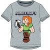 GAYA ENTERTAINMENT Minecraft Alex tričko Farba: Šedá, Veľkosť: 140