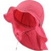 Detský UV klobúk flapper plátno UV50+ farba koralová 835 STERNTALER Veľkosť: 51cm