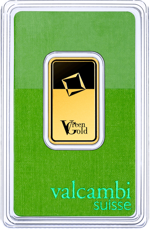 Valcambi zlatá tehlička Green Gold 20 g
