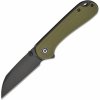 Vega CIVIVI C18062AF-2 Elementum Wharncliffe vreckový nôž 7,6 cm, čierna, zelená G10, oceľ