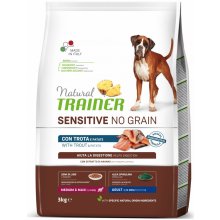 Trainer Natural Sensitive Dog NO GRAIN M/M pstruh 3 kg