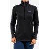 Flísová mikina dámska Patagonia R1 Daily Zip Neck - ink black/black x-dye