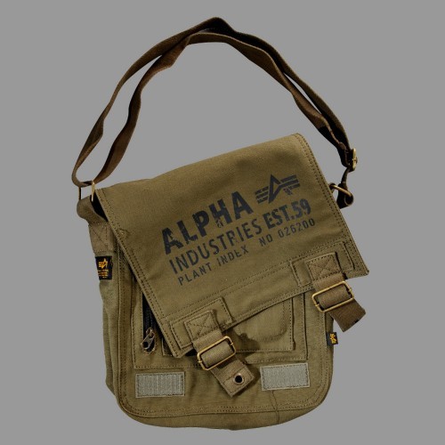 Taška a aktovka Alpha Industries taška Cargo Oxford Courier Bag black -  Zoznamtovaru.sk