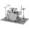 Metal Earth Luxusná oceľová stavebnica Drum Set