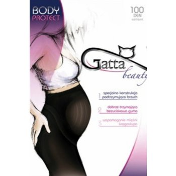Gatta Body Protect dámske tehotenské pančuchy 100 den Nero